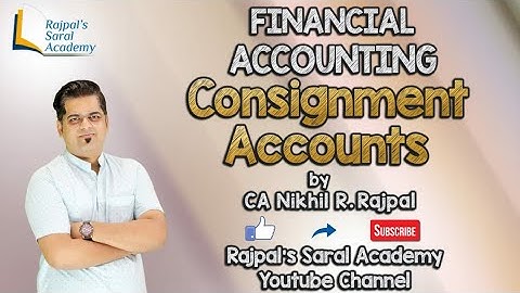 Consignment Accounts | Quick Revision | CA, CS & CMA
