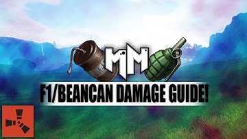 Matthium | Rust | F1/Beancan Grenade Door Damage Guide!