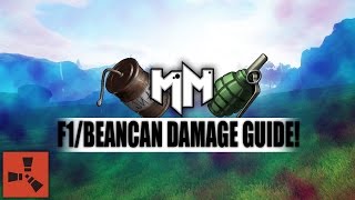Matthium | Rust | F1/Beancan Grenade Door Damage Guide!