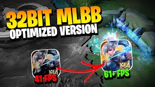 LATEST! 32bit MOBILE LEGENDS | Most Optimized VERSION to Improve Gaming Experience