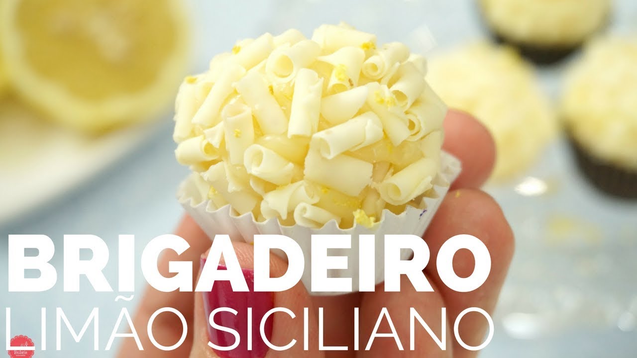 BRIGADEIRO DE LIMÃO SICILIANO (duas receitas, fáceis e super saborosas!) 🍒 BELLARIA CHOCOLATIER