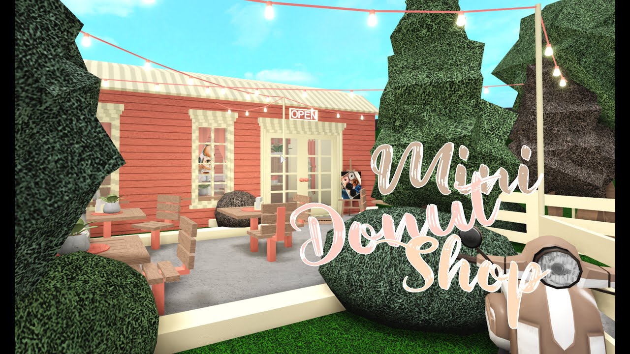 Bloxburg Roblox Mini Donut Shop Speedbuild Youtube - i made a donut shop on bloxburg roblox zagonproxy yt