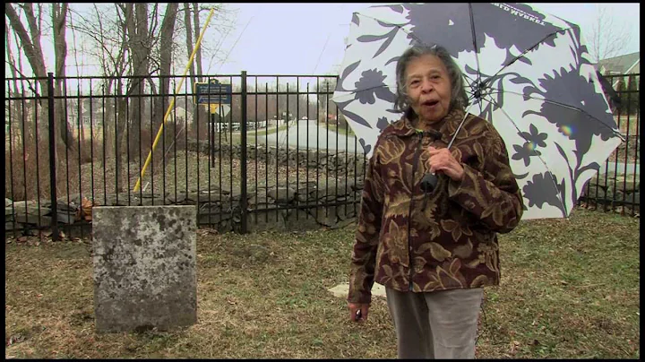 Lorraine Roberts at the Storm Family Cemetery