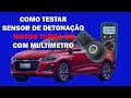 Como testar o sensor de detonação com multímetro | Diagrama Elétrico Simplo