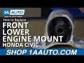 How to Replace Front Lower Engine Mount 2001-05 Honda Civic