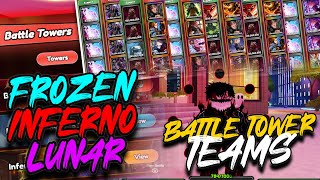 ROBLOX Anime Card Clash - FROZEN INFERNO LUNAR Battle Tower Decks screenshot 3