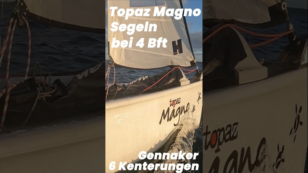⁣Topaz Magno Segeln Kenterung