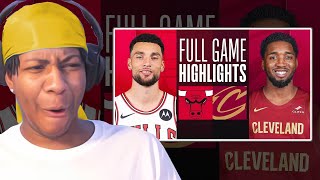LEVERT 6MOTY! Lvgit Reacts To BULLS at CAVALIERS | FULL GAME HIGHLIGHTS | January 15, 2024