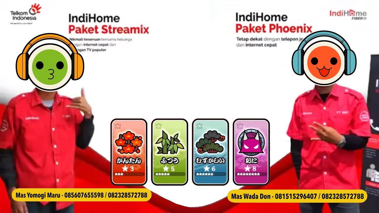 【太鼓さん次郎】IndiHome Paket Phoenix 創作譜面