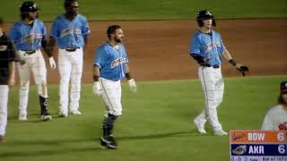 Akron beats Bowie on walk off sacrifice fly, 7/2/21