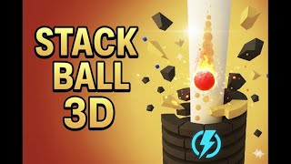 ⚡ Speed Itni Ki Control Mushkil | Stack Ball 3D #gaming #stackball screenshot 1
