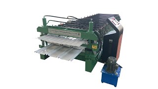 Roof Use Double Layer Corrugated Profile Roofing Sheet Roll Forming Machine