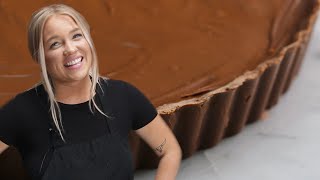 How To Make A Giant Peanut Butter Cup With Alix • Tasty