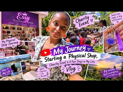 Vlog:Journey of opening my physical shop,charity event and a few days in my life