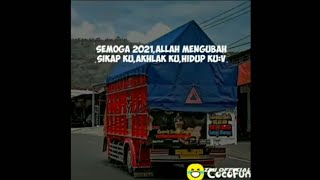 kumpulan story wa truk oleng
