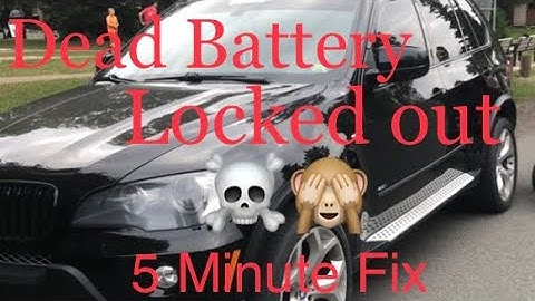 BMW X5 Dead battery | Lockout
