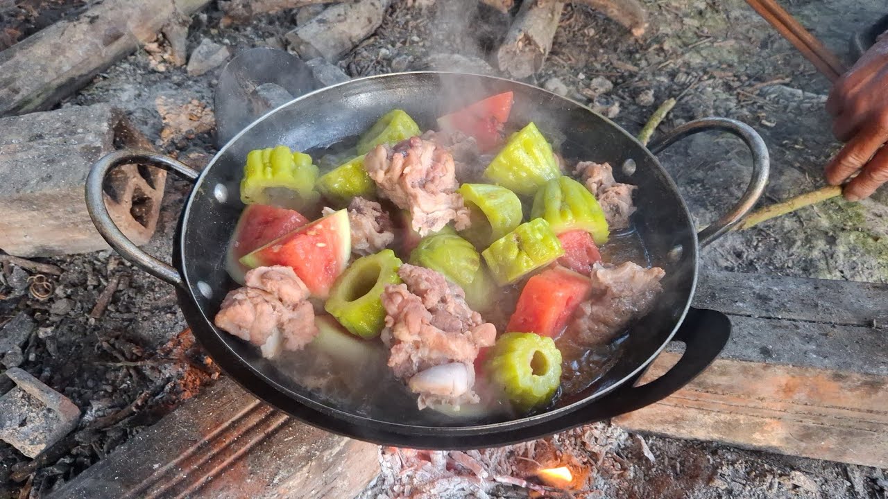 Chú tôi được miếng mồi ngon