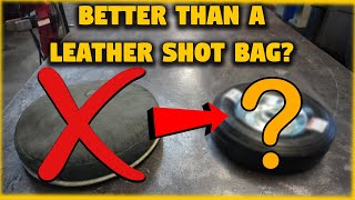 Metal shaping with simple tools | cheap shot bag | Rubber stump