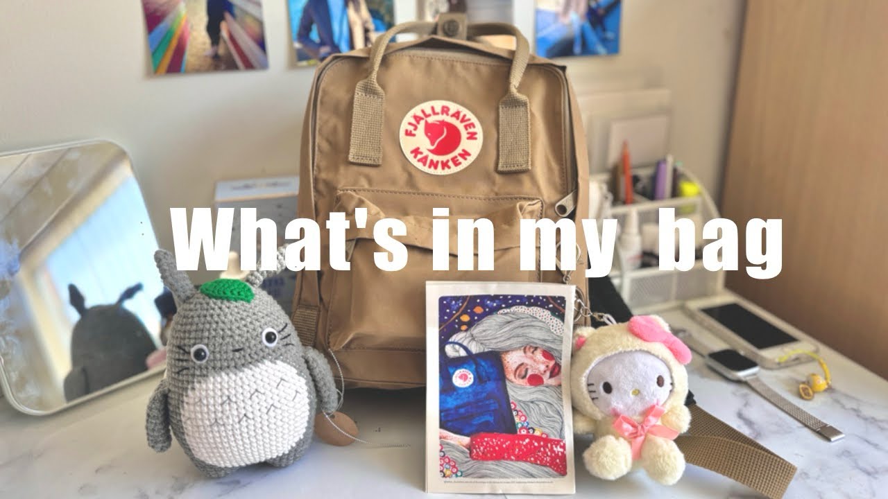 FJALLRAVEN KANKEN mini  🎒what's in my bag