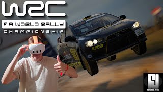EA Sports WRC Beta VR Mode is exhilarating! - Steam version running on Quest 3.
