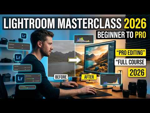 Adobe Lightroom CC Masterclass 2026 | Full Professional Photo Editing Course for Beginners.