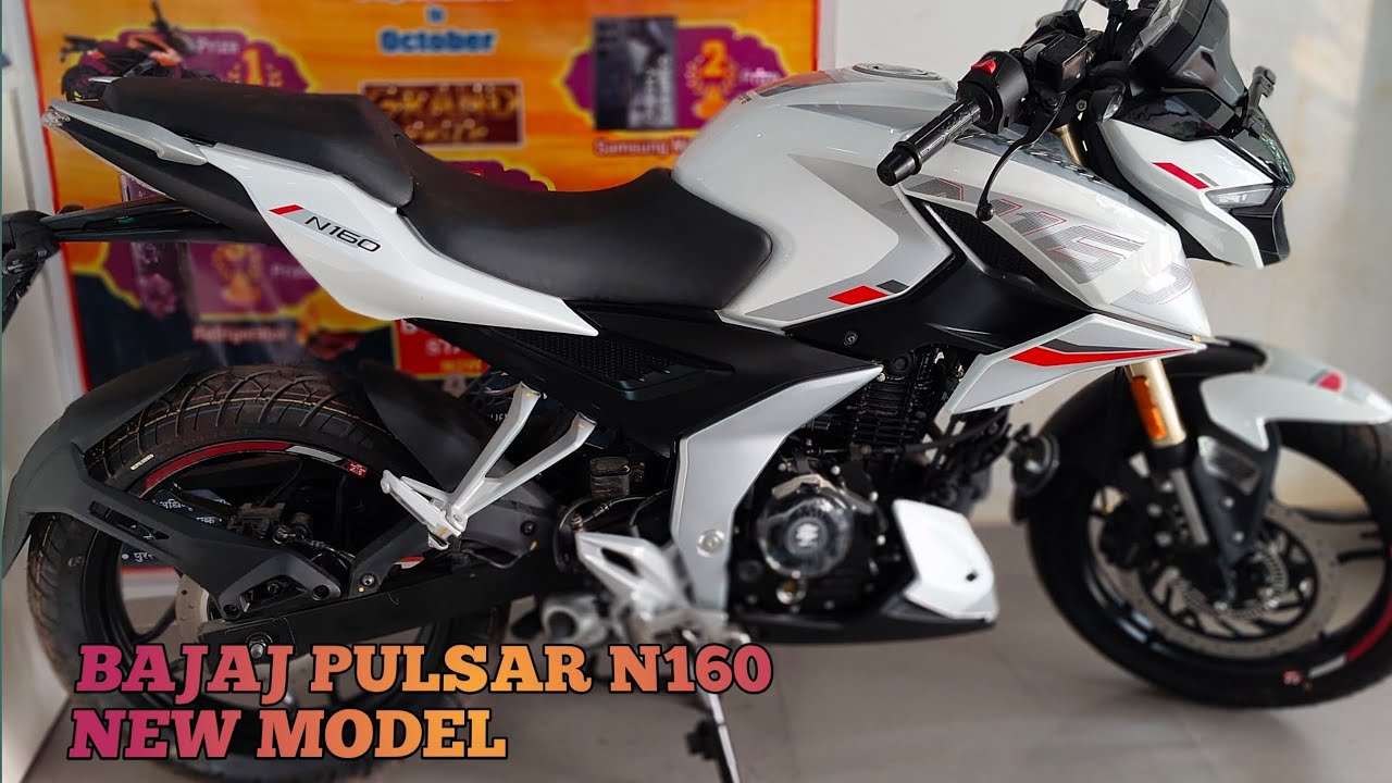 #Bajaj__Pulsar_N160 White Colour || New Look Me New Lrice
