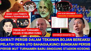 gawat Persibtertekanbojanbereaksipersib Ikut Turnamenbarupelatihdewa Bahagiablak2anbermainlepas