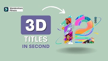 3D Text Effects in Filmora 12