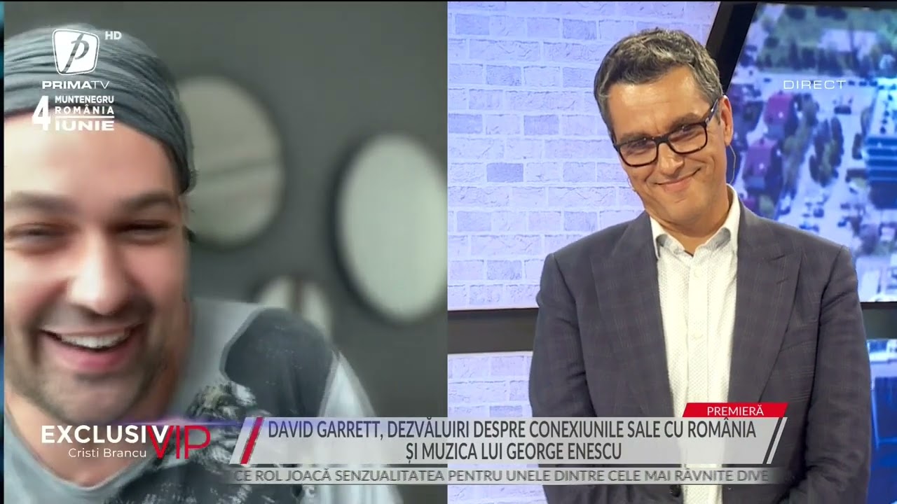 DAVID GARRETT, DEZVĂLUIRI DESPRE CONEXIUNILE SALE CU ROMÂNIA ȘI MUZICA LUI GEORGE ENESCU