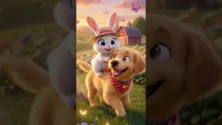 Dog &amp; Rabbit Best Friends in Jungle 🐶🐰🌳 | Heartwarming Story ❤️