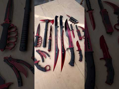 Can You Name This Red MEGA KNIFE SET! 