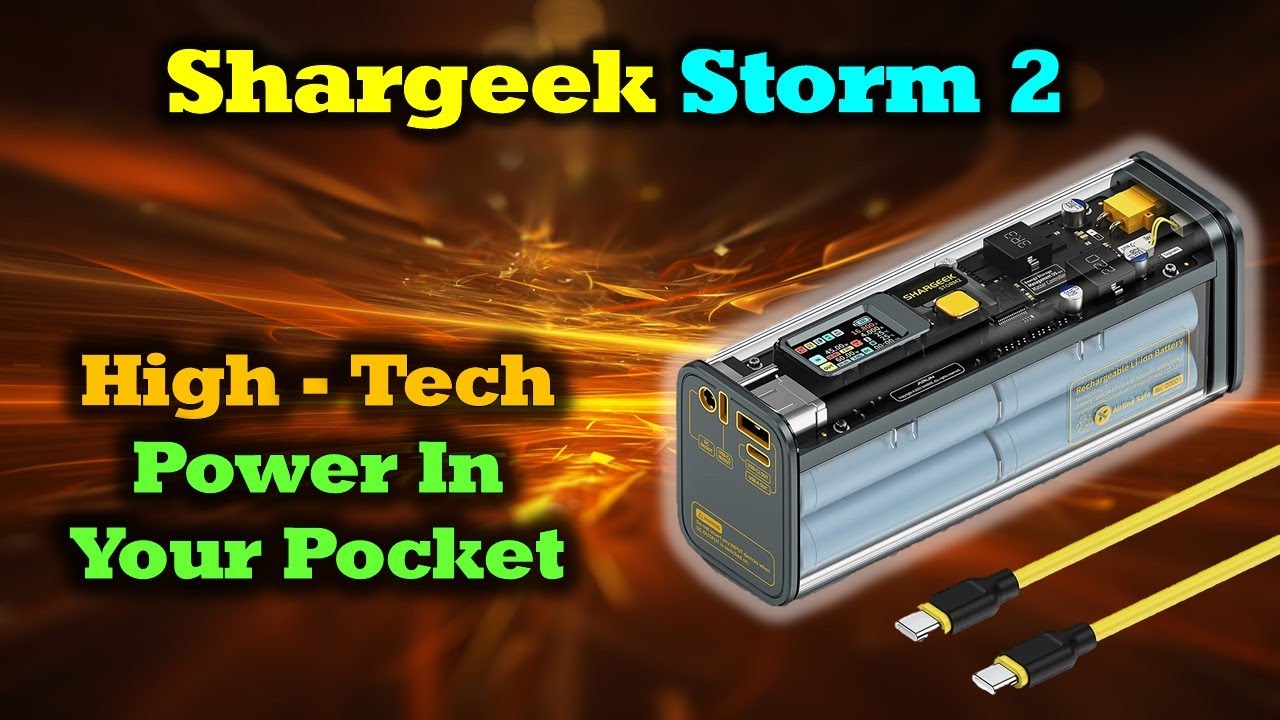Shargeek Storm 2 Laptop Charger | Tiny - Portable - Powerful - YouTube