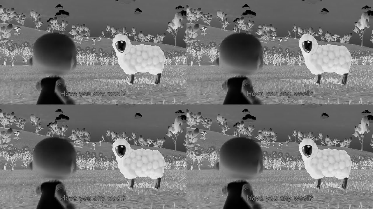 (4 SCREEN) Baa Baa Black Sheep (Sponsored by Gamavision Csupo 2001 Effects)