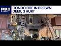 Brown Deer condo fire | FOX6 News Milwaukee