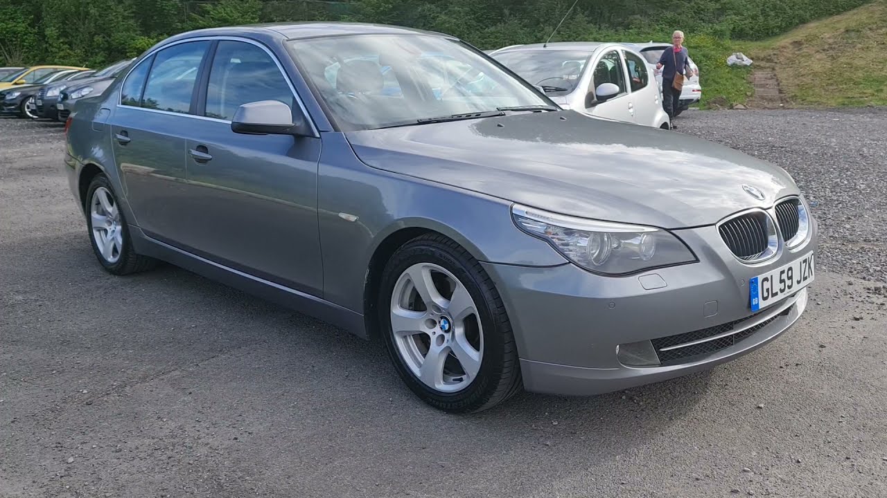 2009 BMW 520d SE Business edition 177bhp tip/auto E60 Diesel walk around and start up review