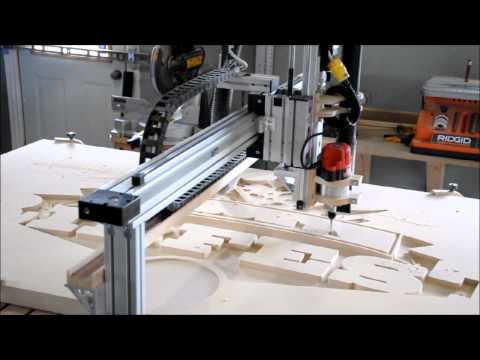 Midnight Robotics DIY CNC Carving the Toronto Ribfest Sign