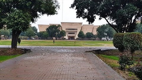 Enjoy Rainy Day In UOG/University Of Gujrat/ Hafiz Hayat Campus