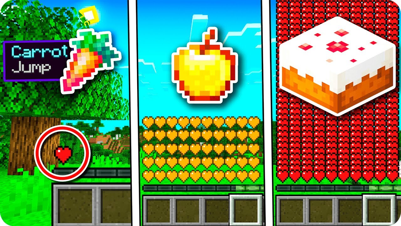¡¡MINECRAFT PERO LA COMIDA TIENE EFECTOS ALEATORIOS!! 😱🍎