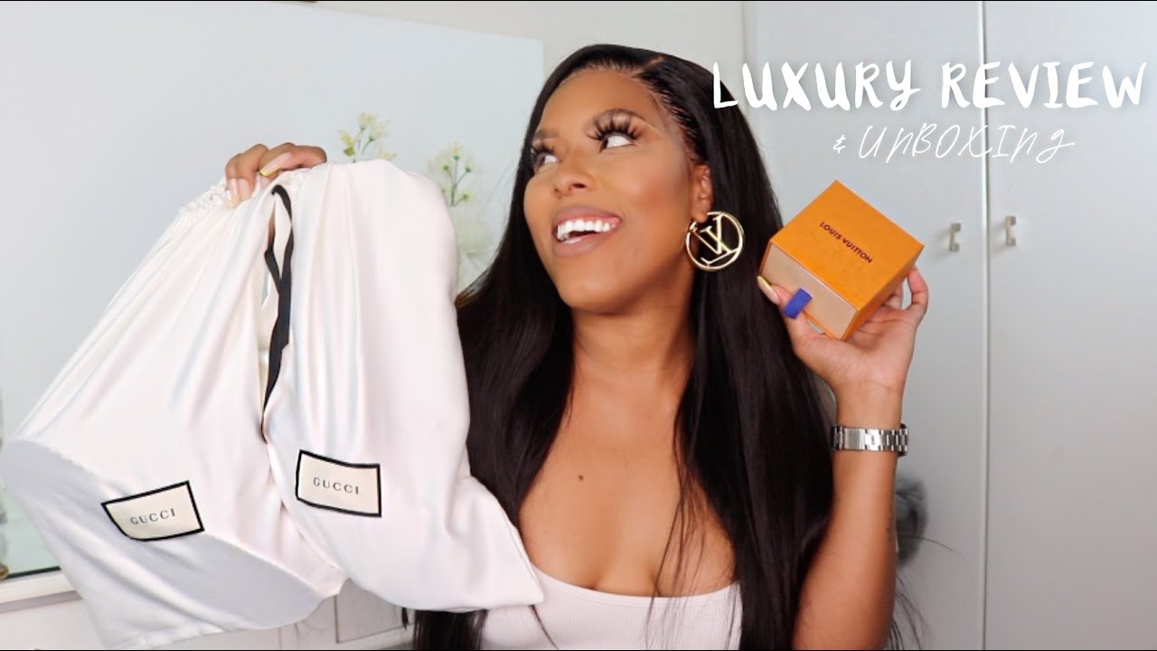 LOUIS VUITTON LOUISE HOOP EARRINGS - UNBOXING AND REVIEW 