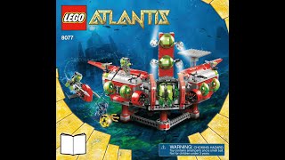 LEGO Atlantis | 8077 Atlantis Exploration HQ | Building instructions