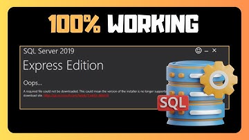How To EASILY FIX MS SQL Server 2019, A Required File Could Not Be Downloaded -SOLVED