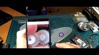 Eachine Spitfire V2 400mm - Repaired Aileron Servo (YouTube Short)