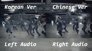 EXO   Growl Korean Chinese MV Comparison