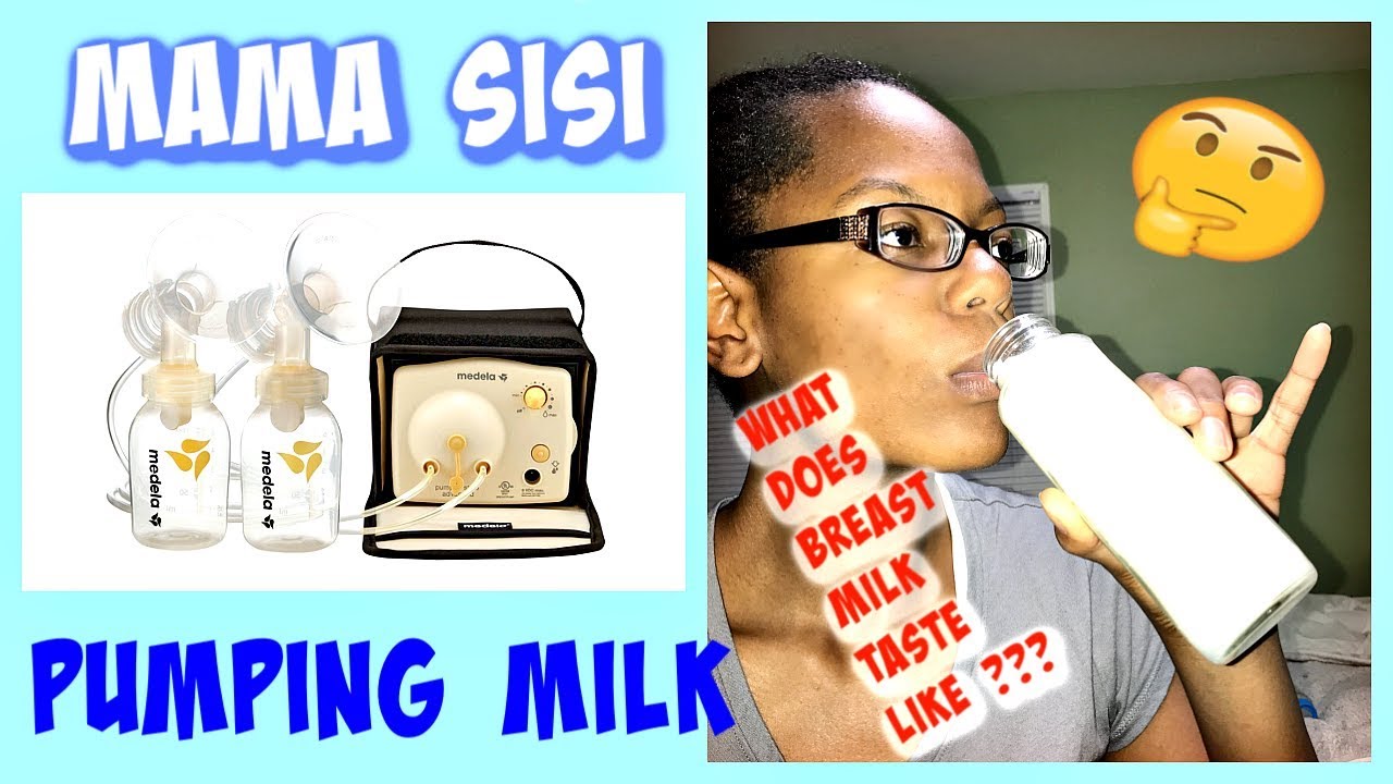 How To Pump Milk Tasting My Breast Milk Mom Vlog YouTube