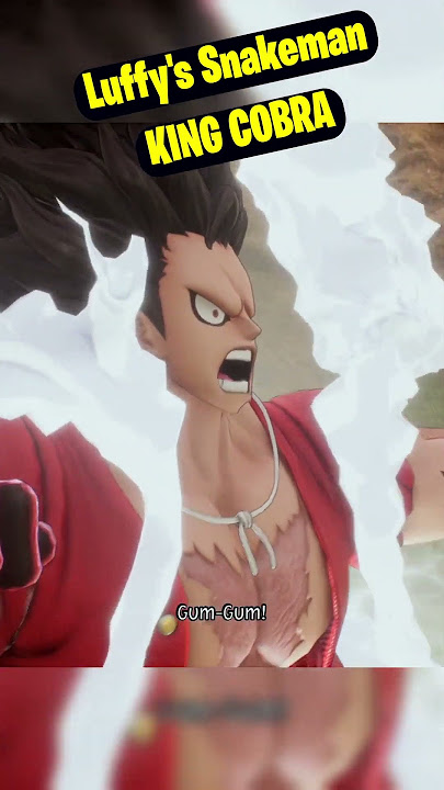 Luffy's Gear 4 Snakeman KING COBRA 🐍🔥 #Shorts #onepiece #onepieceodyssey #luffy #anime