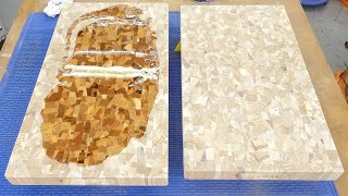 Making Chaos Endgrain Cutting Boards from Scrap Cutting Boards