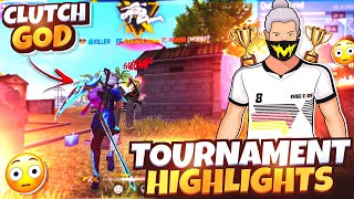 CLUTCH GOD FOR A REASON || TOURNAMENT HIGHLIGHTS BY KILLER FF