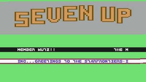 Seven.Up Intro ! Commodore 64 (C64)