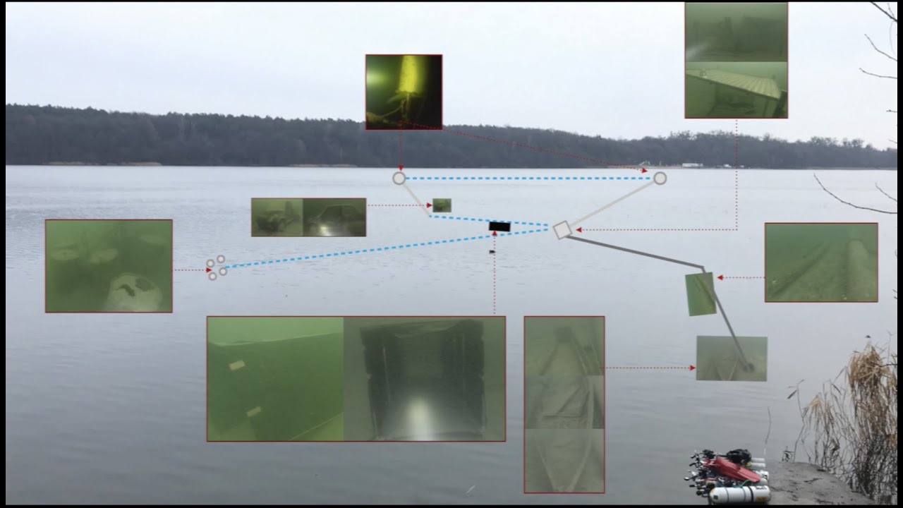 Nurkowanie i skorygowana mapa obiektów podwodnych w Jeziorze Kierskim