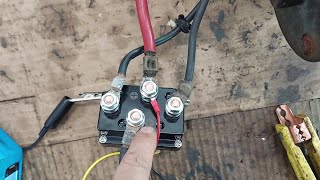 how to wire wireless winch remote